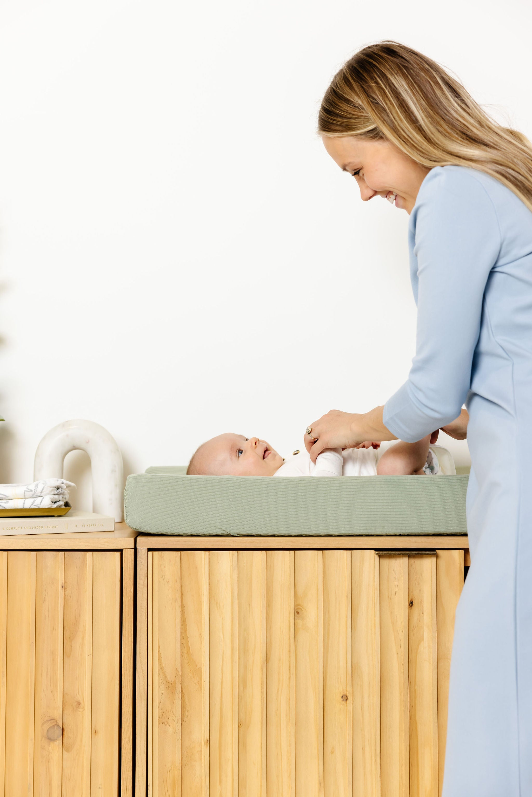 Ellis Ribbed Changing Pad Cover