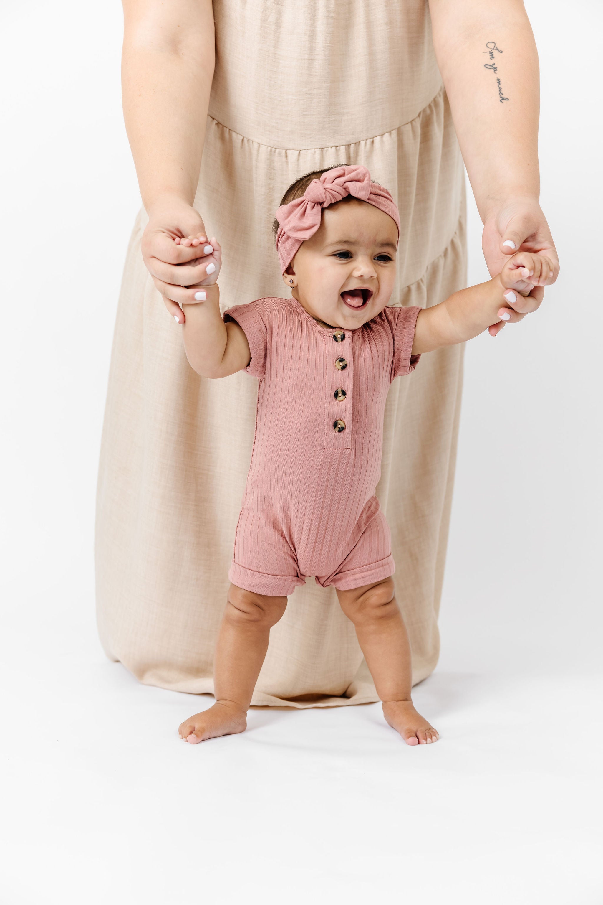 Lauren Ribbed Romper