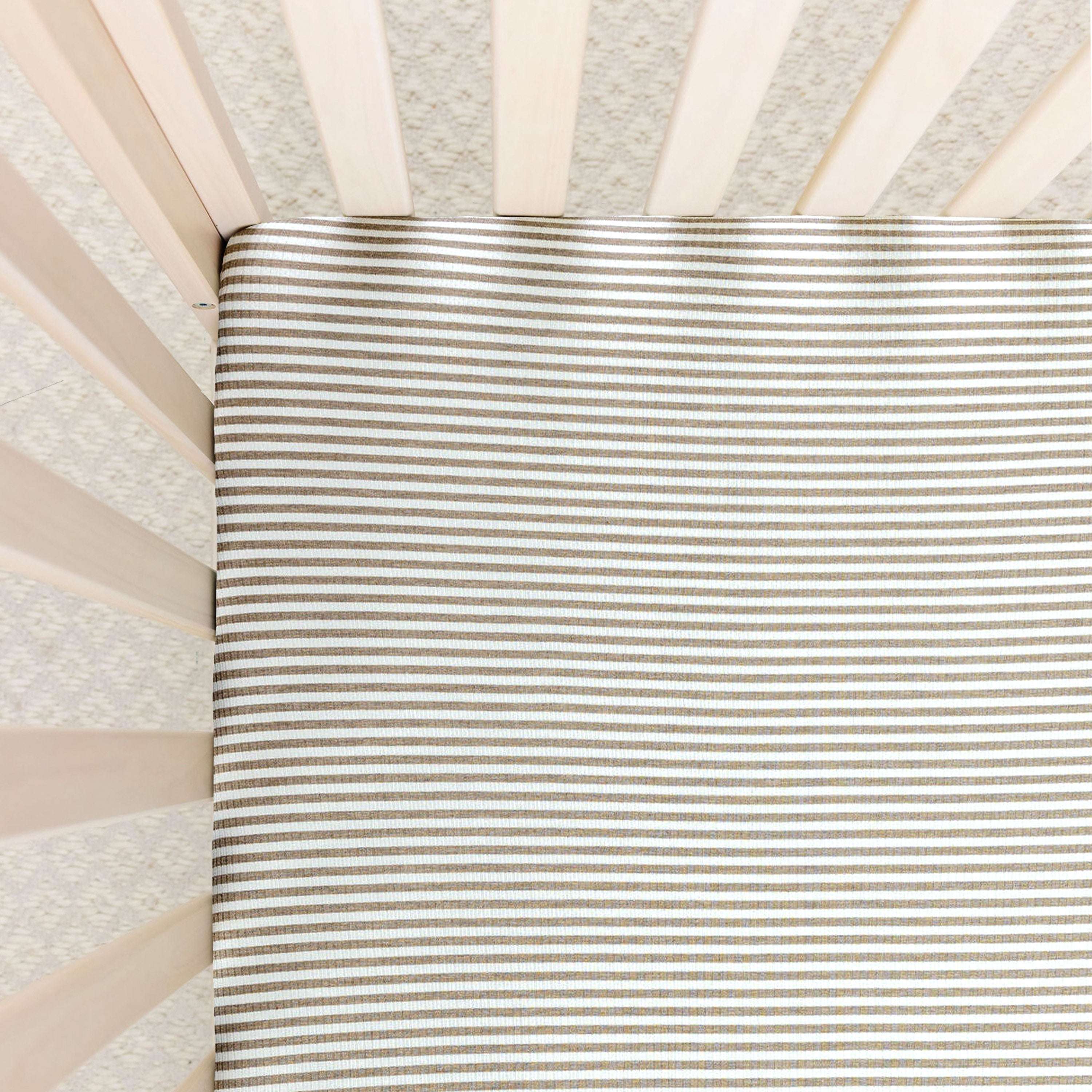 Indy Ribbed Crib Sheet + Changing Pad Cover Pack