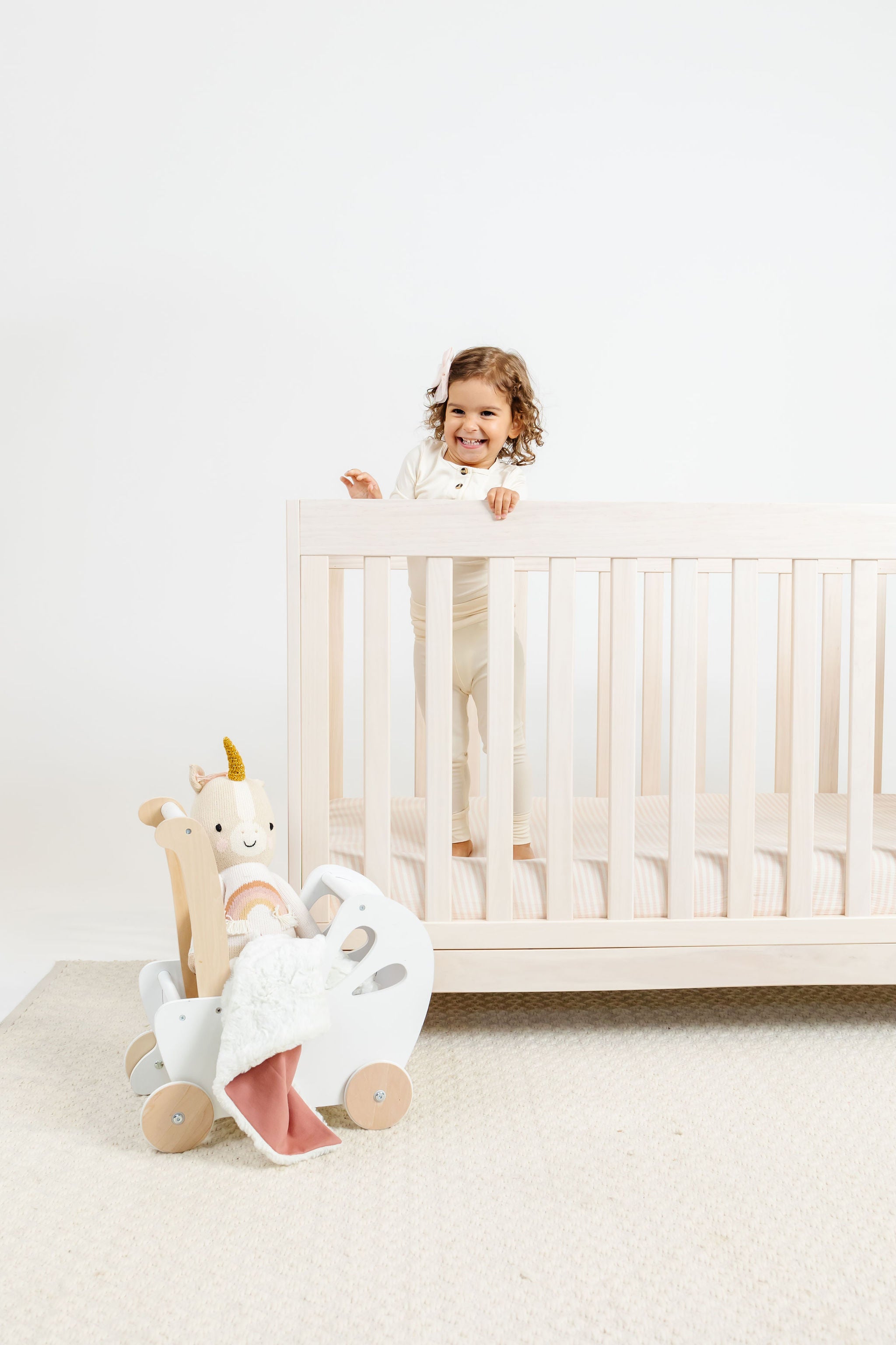 Harper Ribbed Crib Sheet + Changing Pad Cover Pack