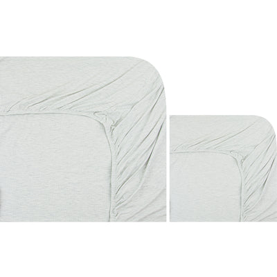 Stevie Ribbed Crib Sheet + Changing Pad Cover Pack