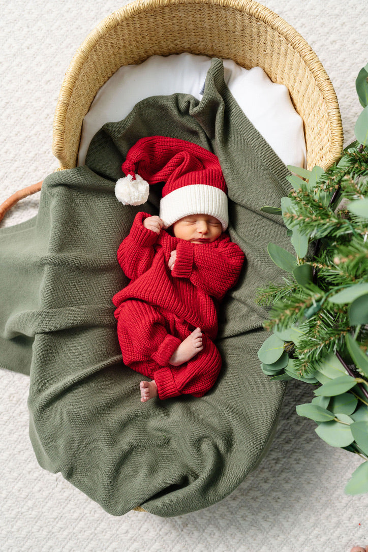 Red Heirloom Knit