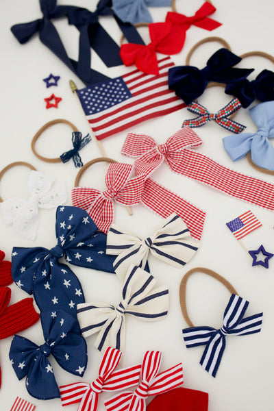 Red + White + Blue Bows