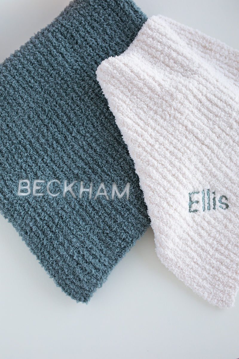 Chenille Blankets - Embroidery