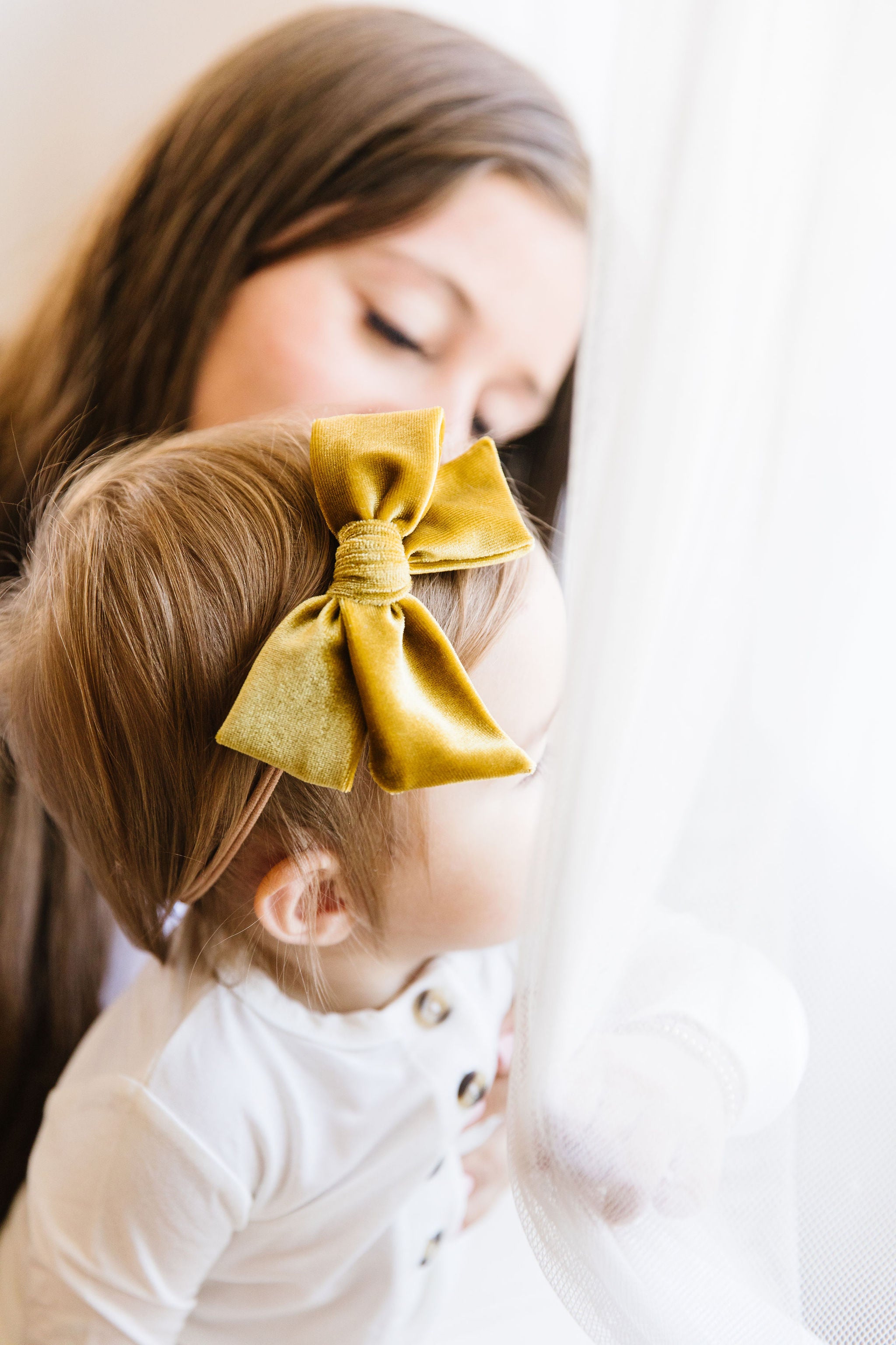 Velvet - Marigold Bow