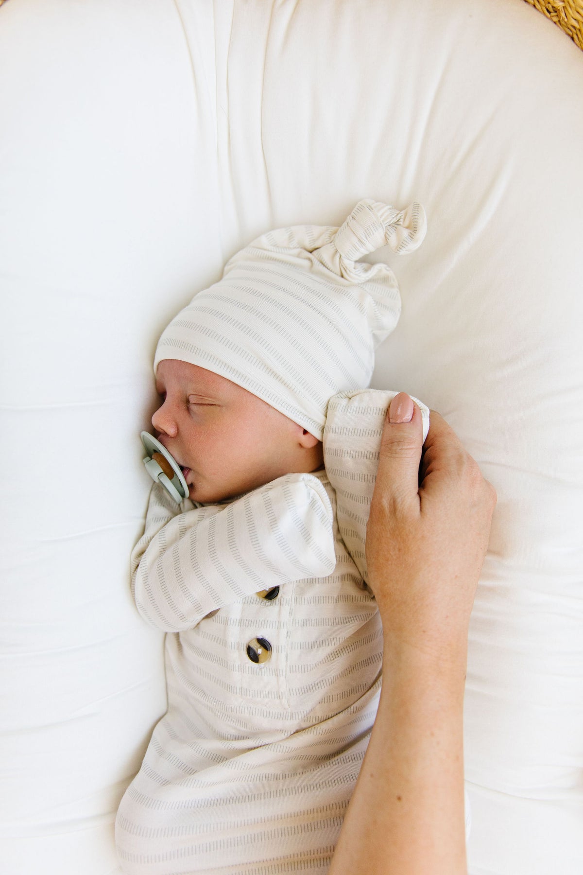 Gus Newborn Hat Bundle + Knotted Gown