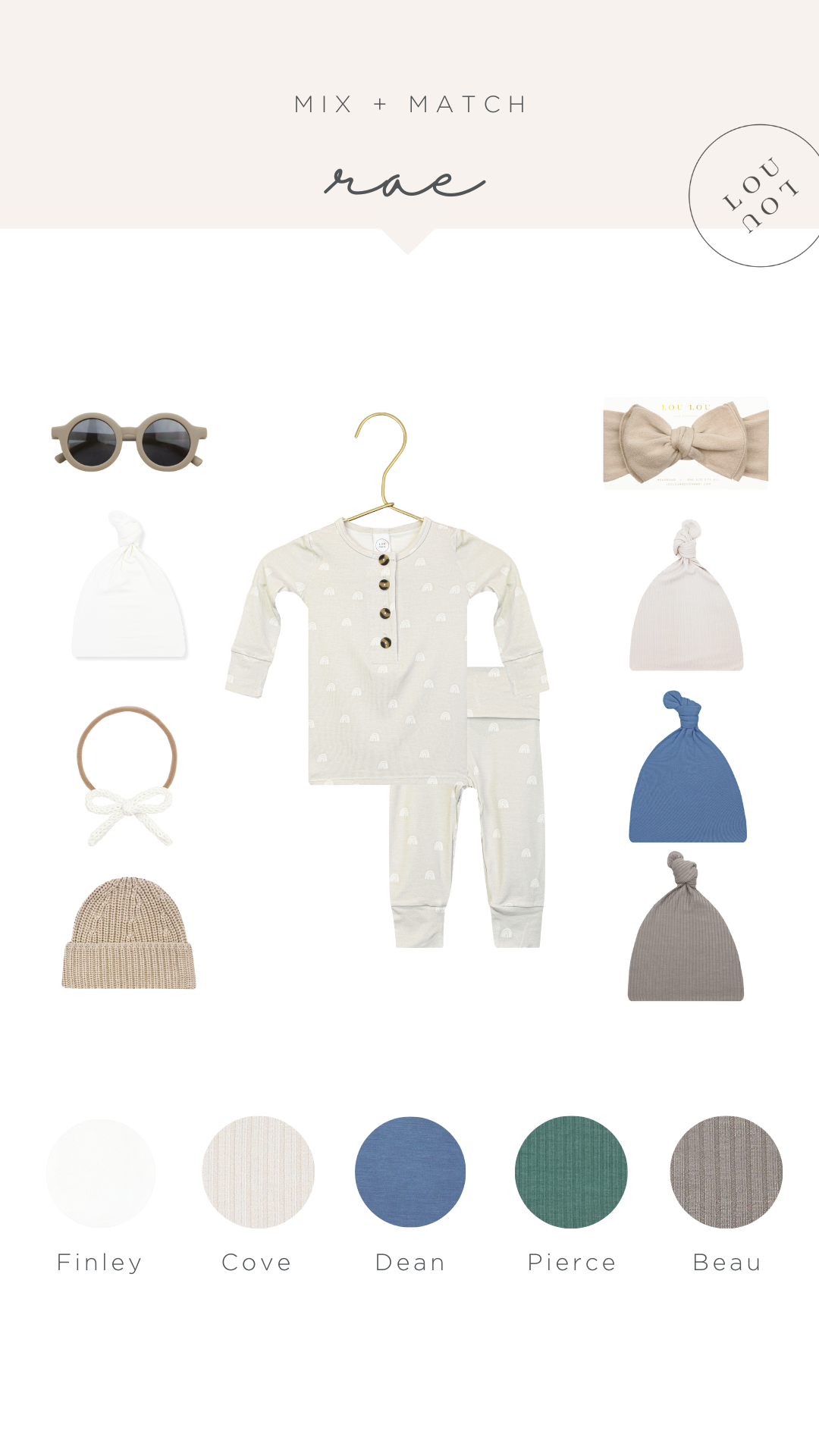 Rae Newborn Headband Bundle (Gown)