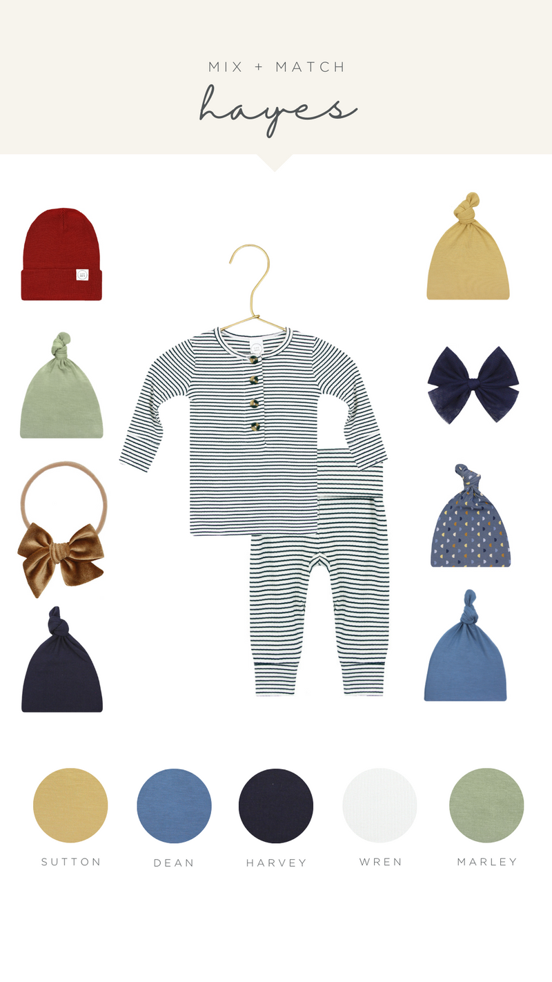 Hayes Ribbed Newborn Hat Bundle