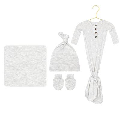 Asher Newborn Hat Bundle (Gown)