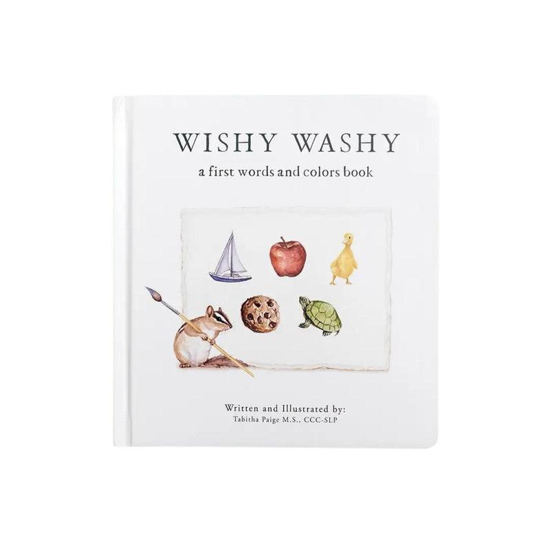 Wishy Washy: A Board Book of First Words and Colors