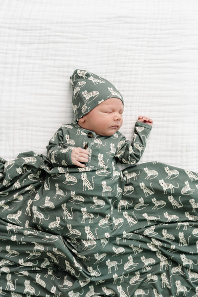 Kai Newborn Hat Bundle + Knotted Gown