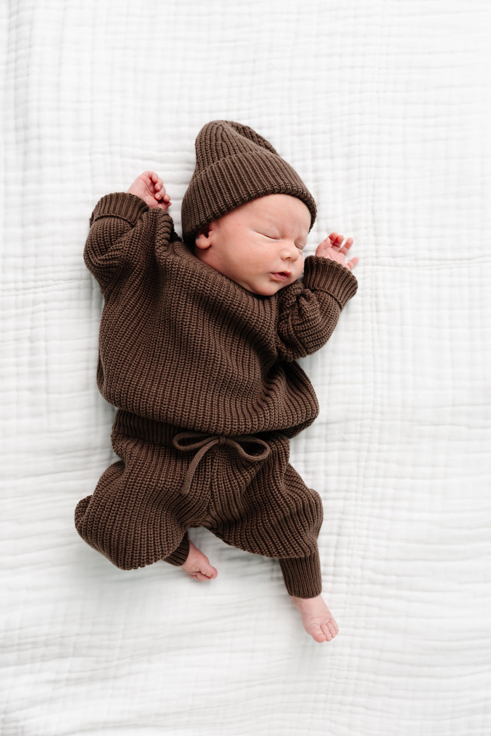 Knit Chunky Sweater - Cocoa