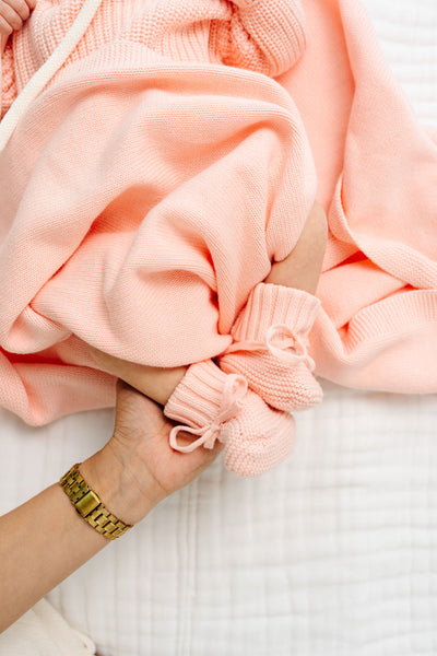Knit Booties - Ballet