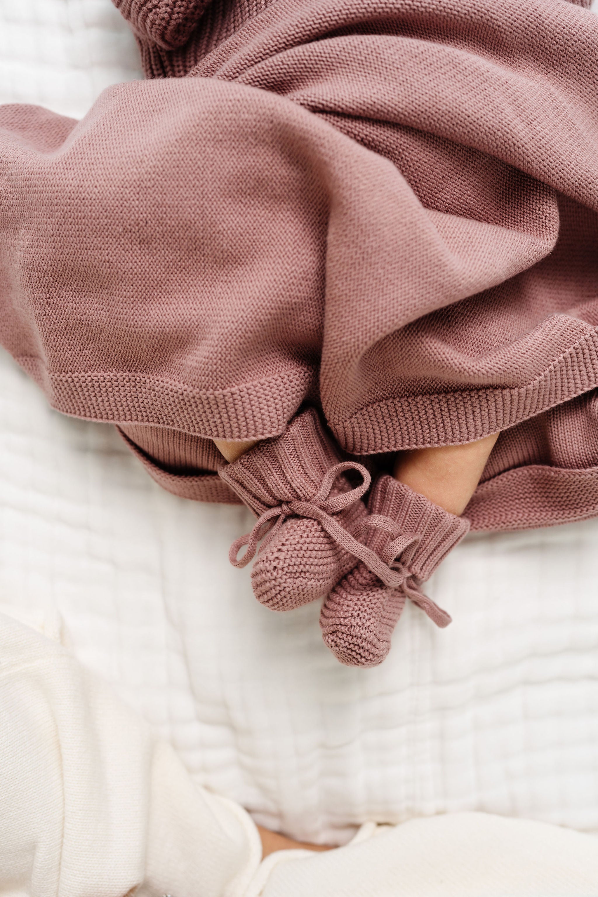Knit Bonnet Bundle - Mauve