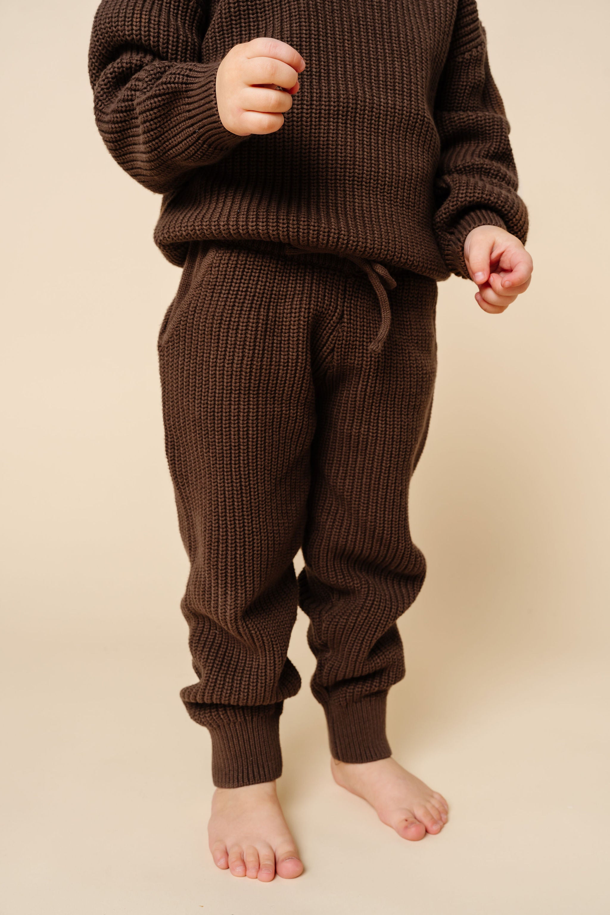 Knit Jogger Pants - Cocoa