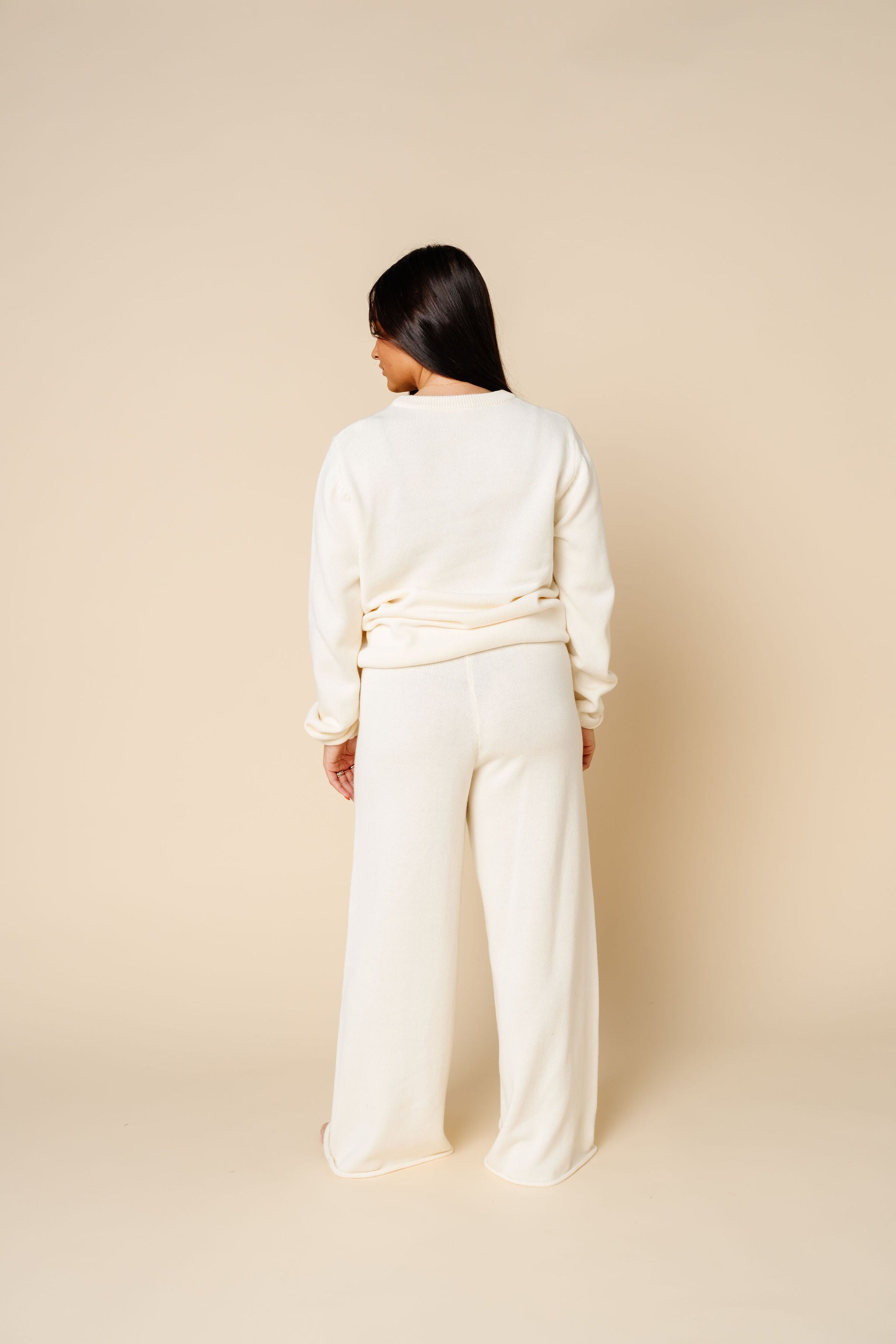 Knit Women's Sweater - Ivory