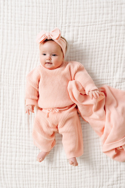 Knit Chunky Sweater - Ballet