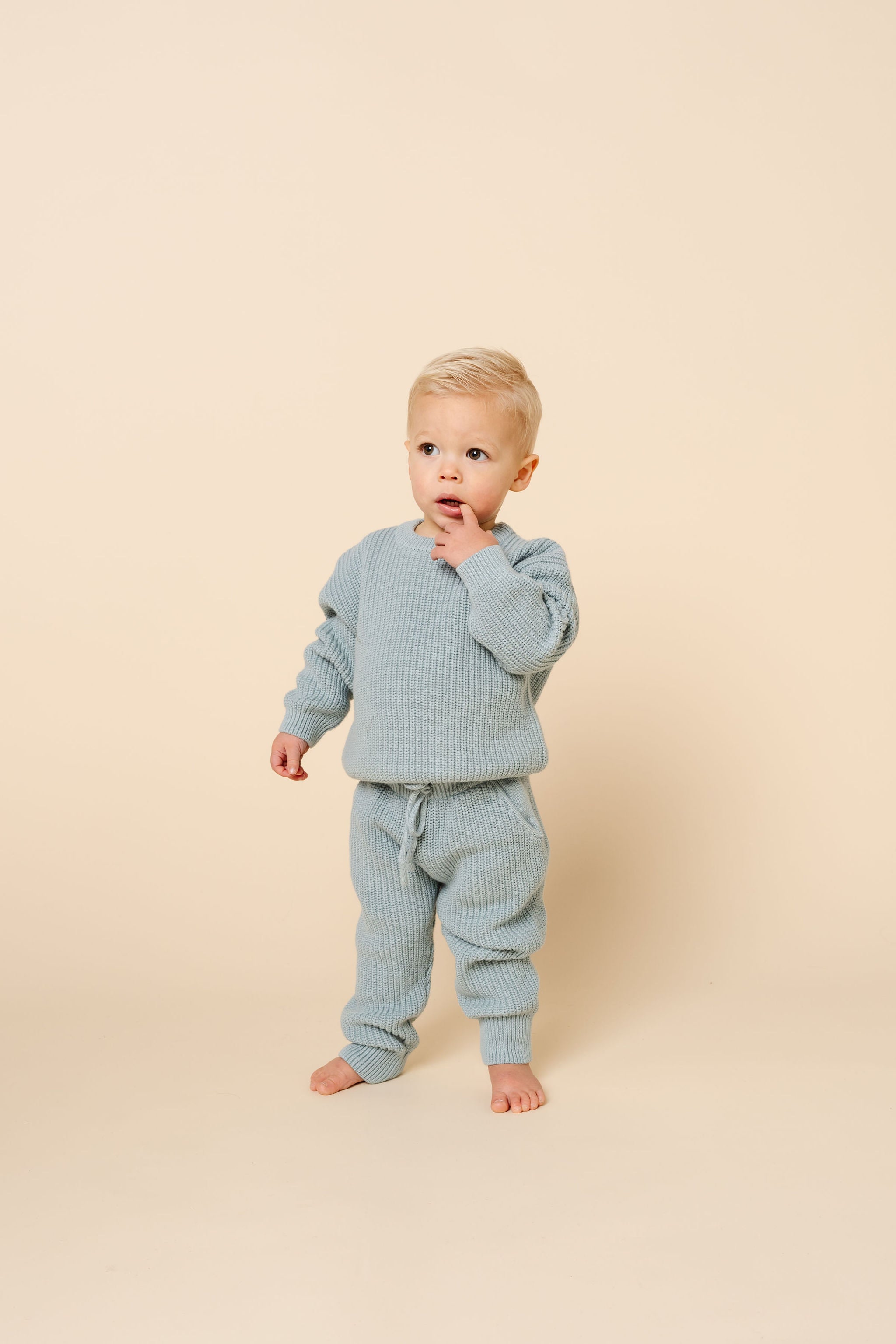 Knit Chunky Sweater - Steele