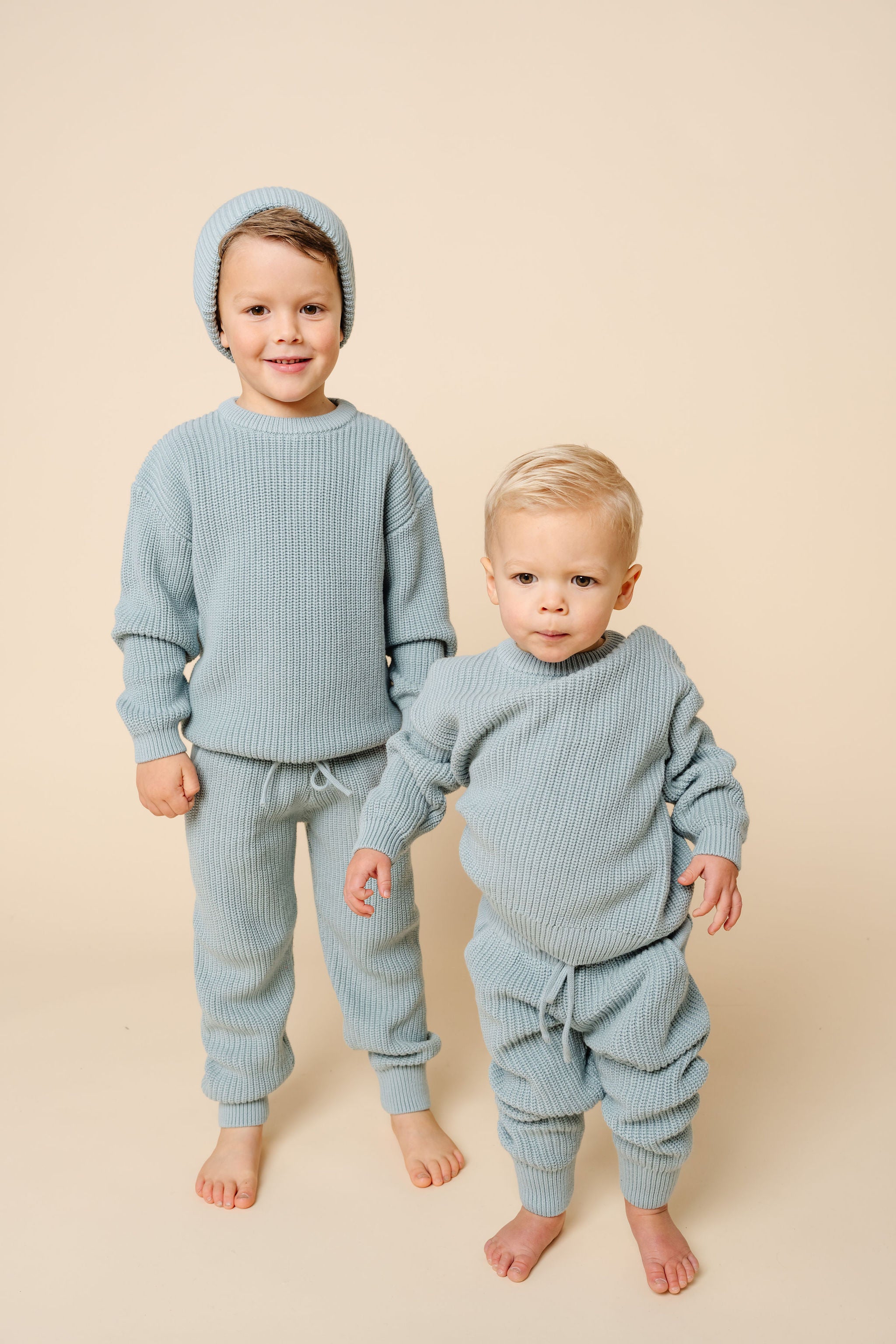 Knit Chunky Sweater - Steele