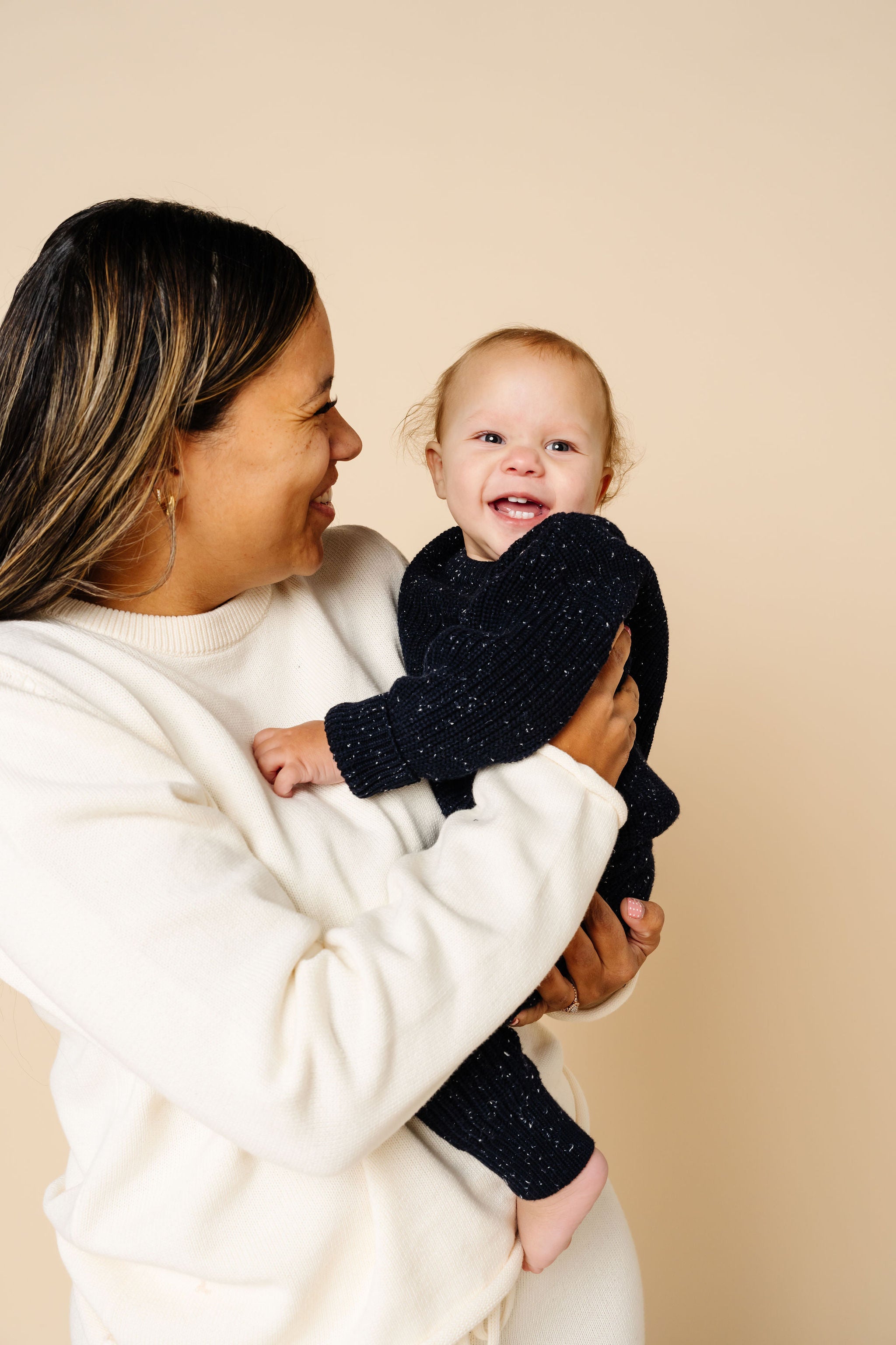 Knit Women's Sweater - Ivory
