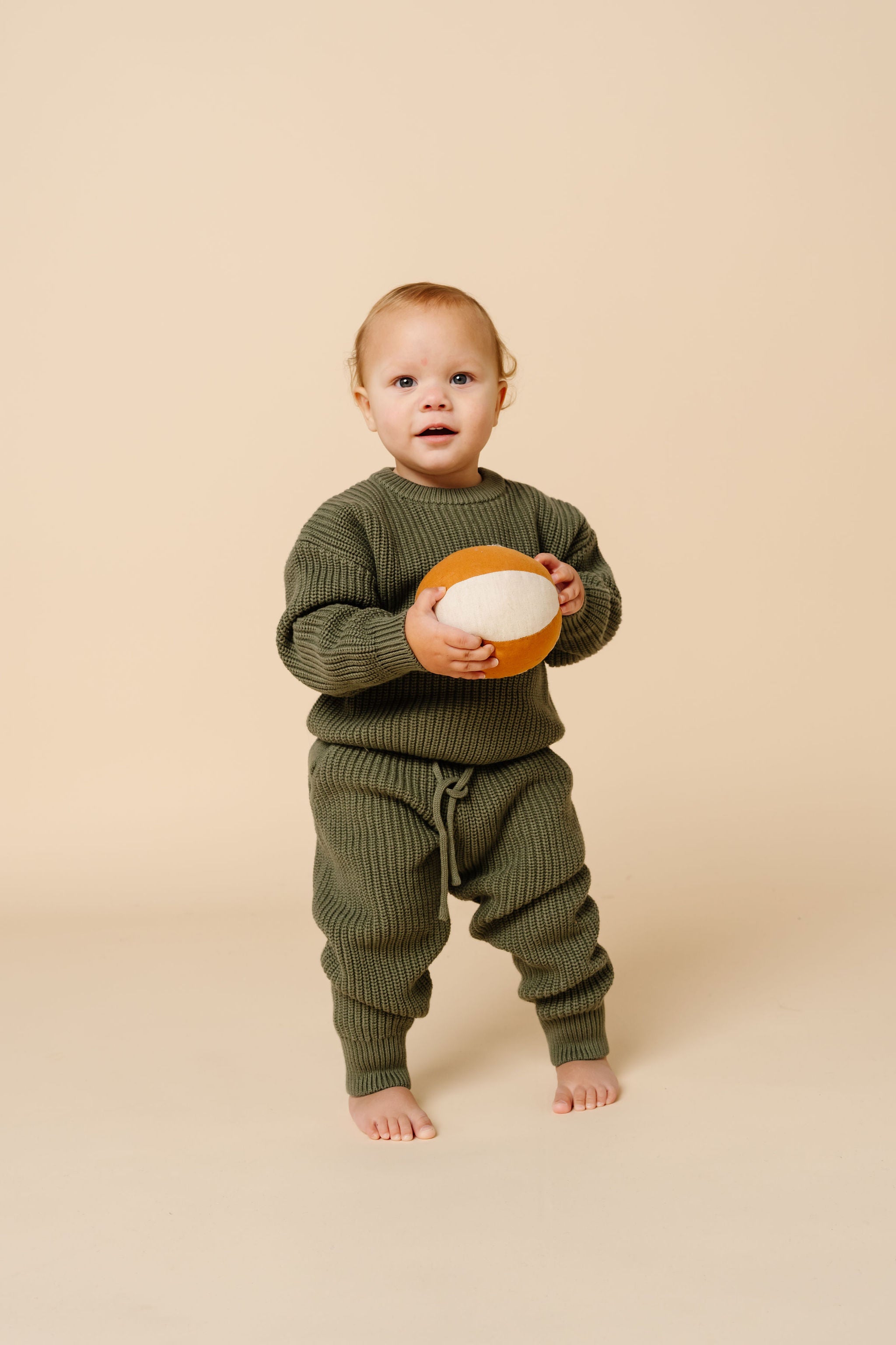 Knit Jogger Pants - Olive