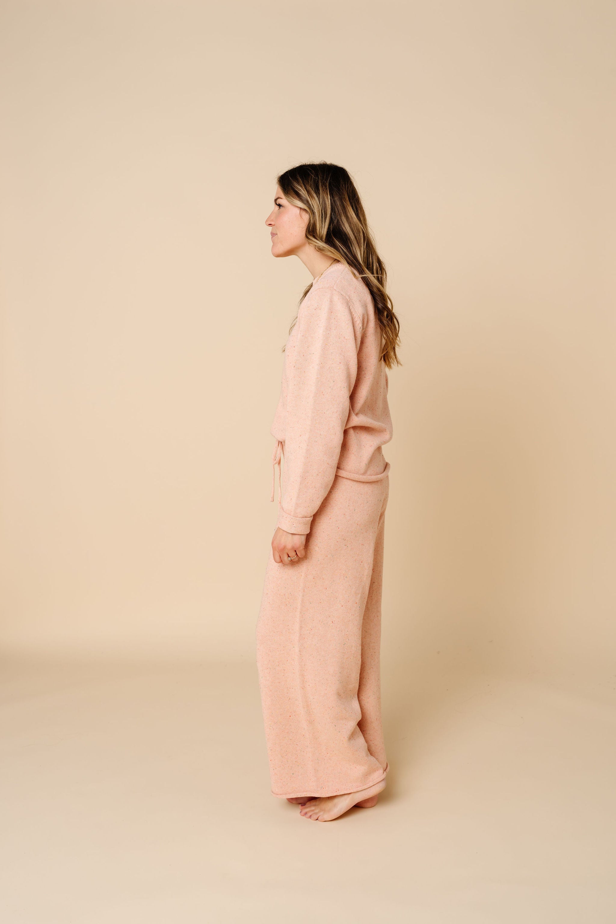 Knit Women's Sweater - Petal Speckle