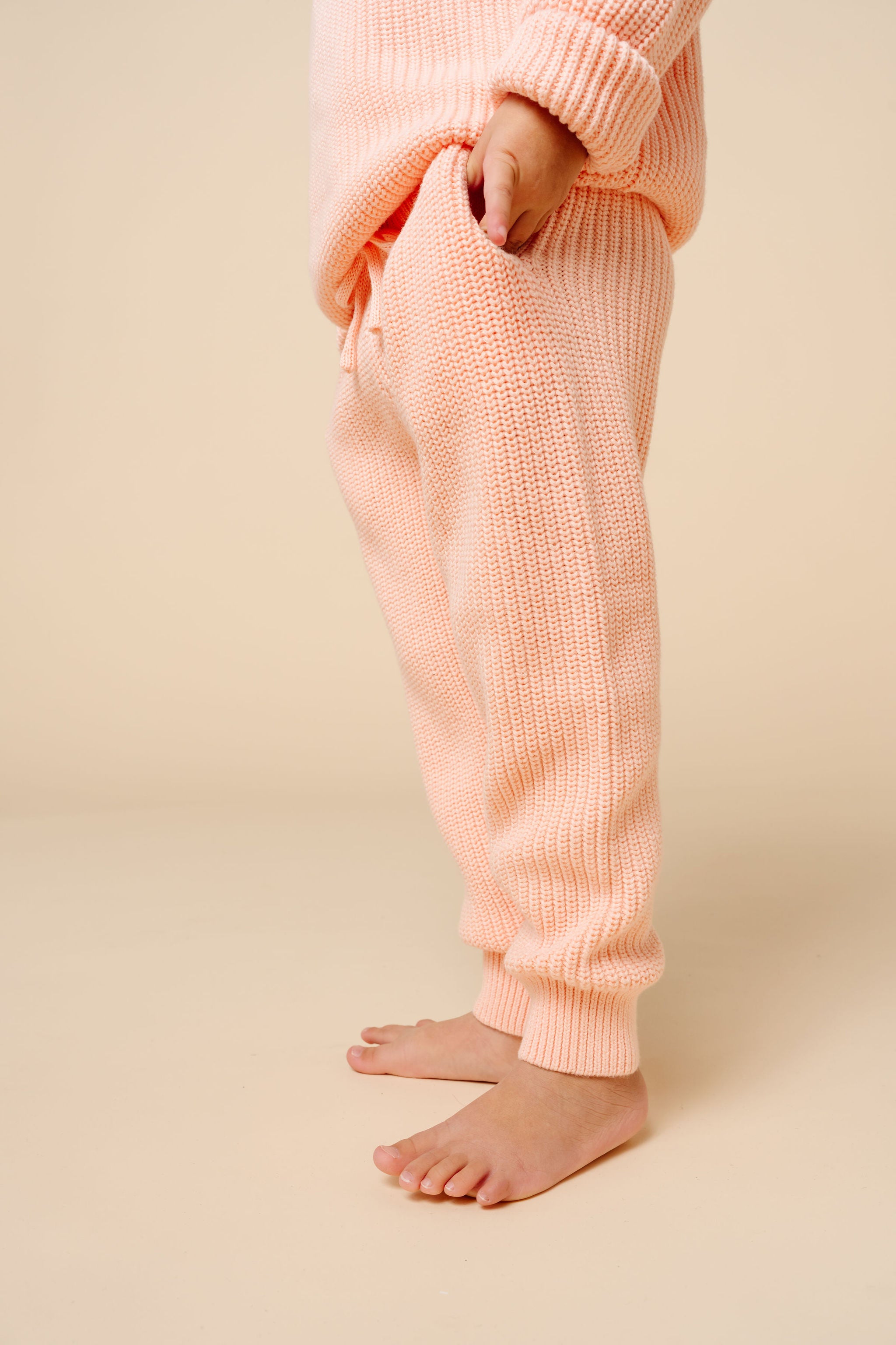 Knit Jogger Pants - Ballet