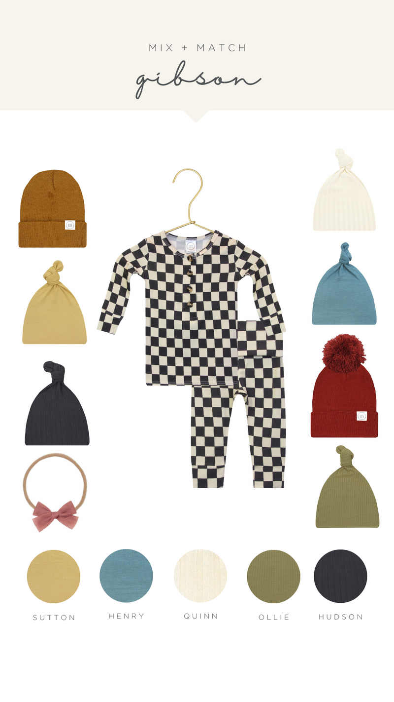 Gibson Newborn Hat Bundle (Gown)