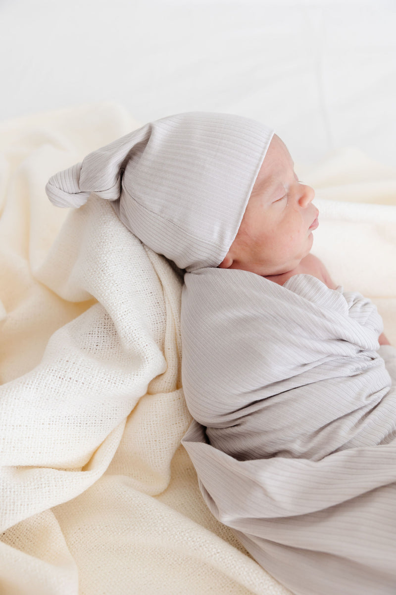 Adrian Ribbed Swaddle Blanket
