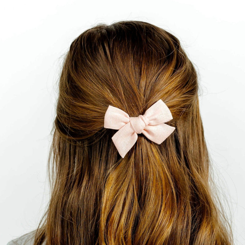 Linen Bow - Ballet Clip