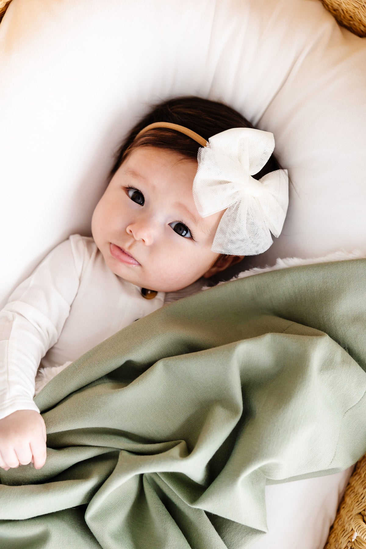 Tulle Bow - Ivory