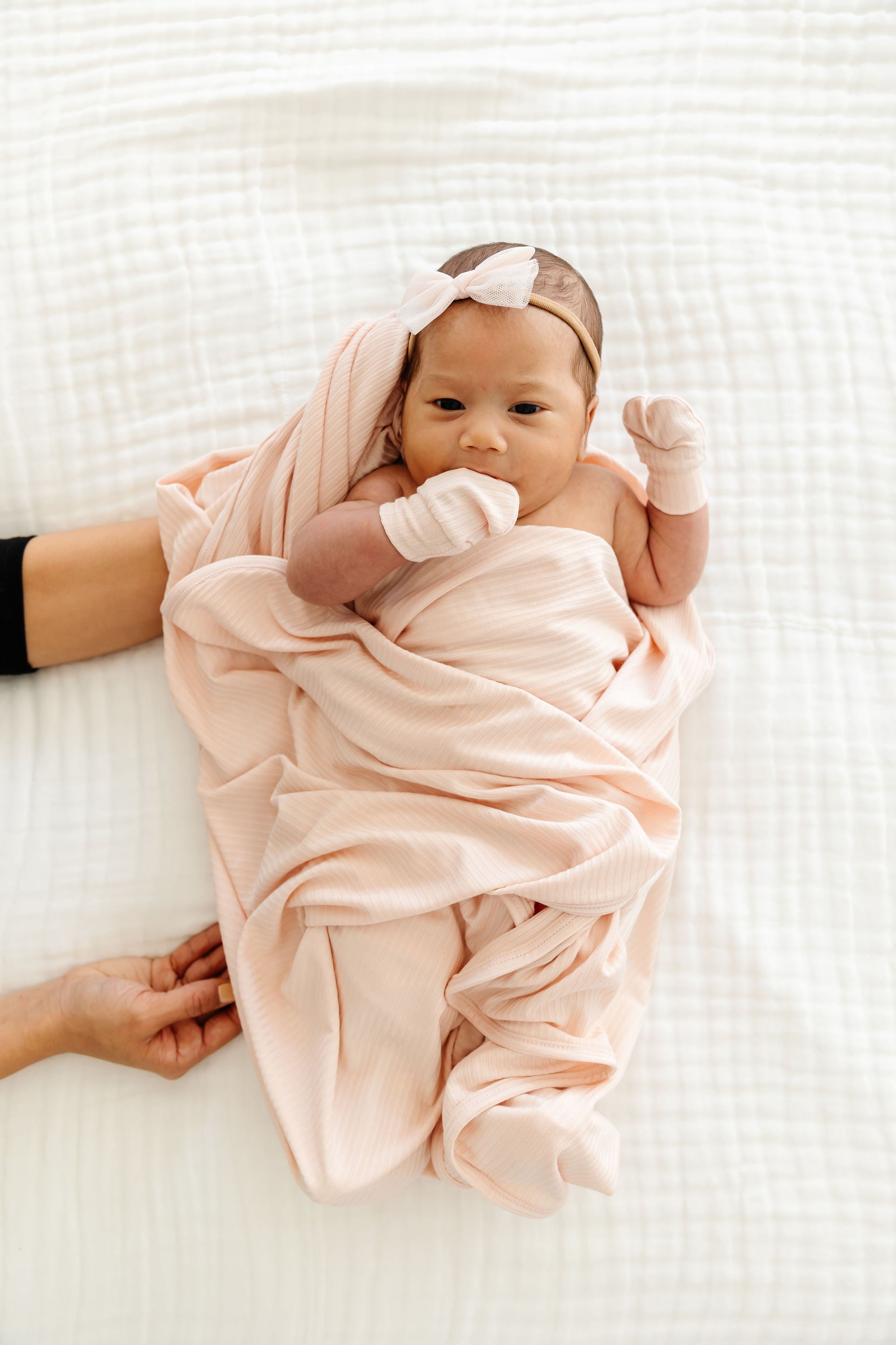 Rosie Ribbed Newborn Headband Bundle