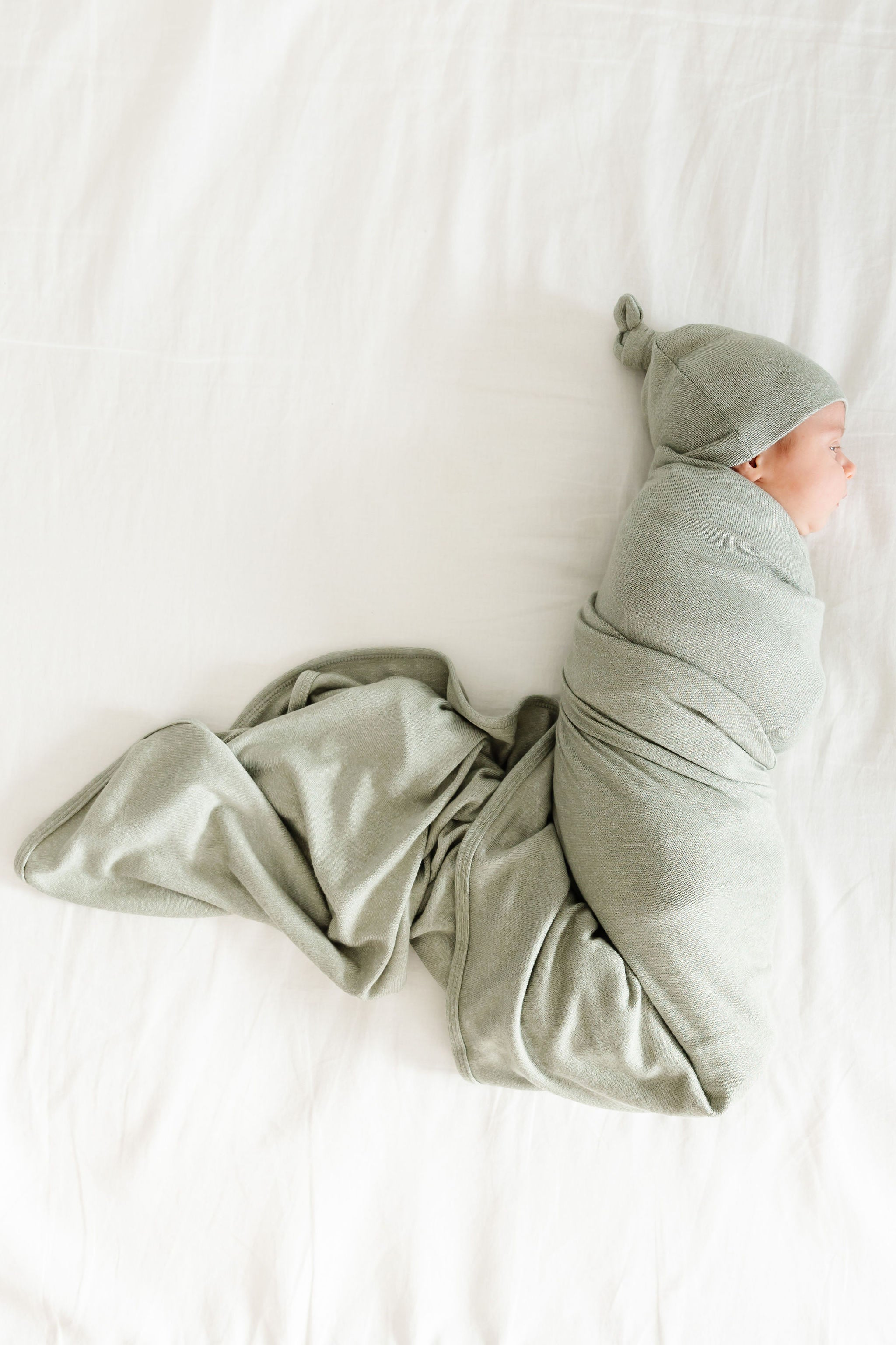 Collins Plush Knit Newborn Hat Bundle (Top + Bottom)
