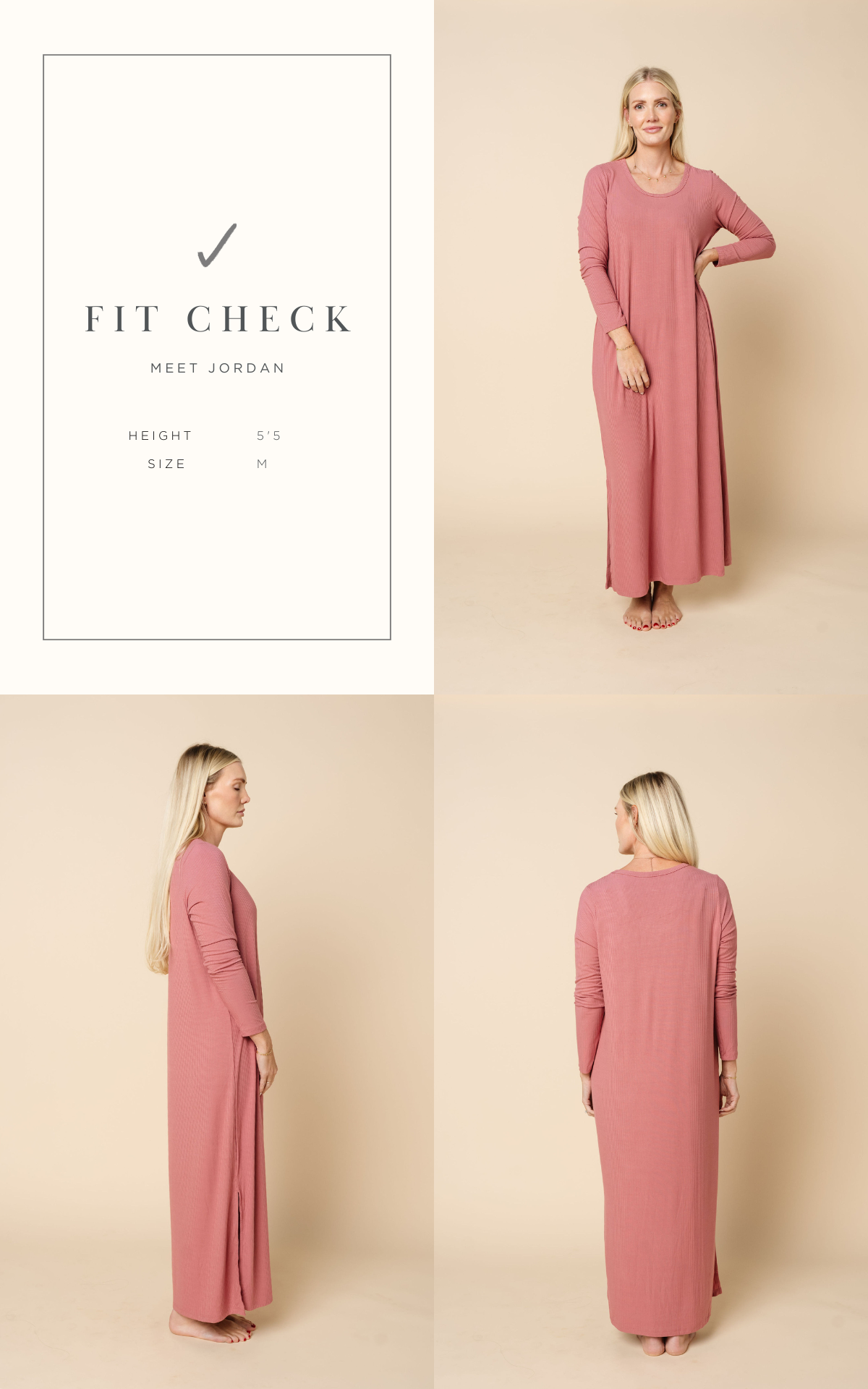 Women's Loungewear - Penelope - Maxi Dress