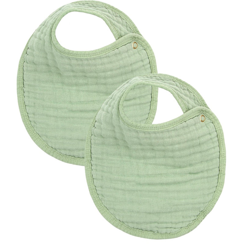 Cloud Muslin™ Bib 2 Pack - Sage