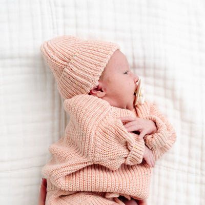 Knit Beanie - Petal Speckle