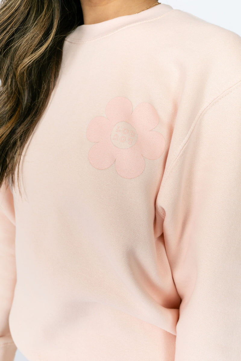 Nice Mom Crew | Pale Pink