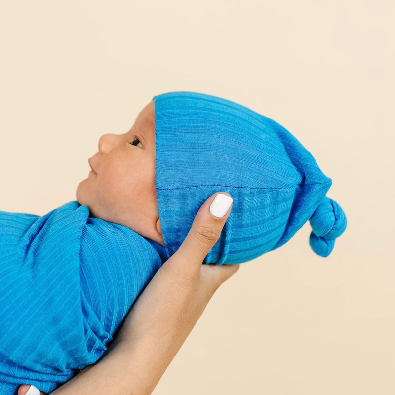 Ken Ribbed Newborn Hat Bundle (Gown)