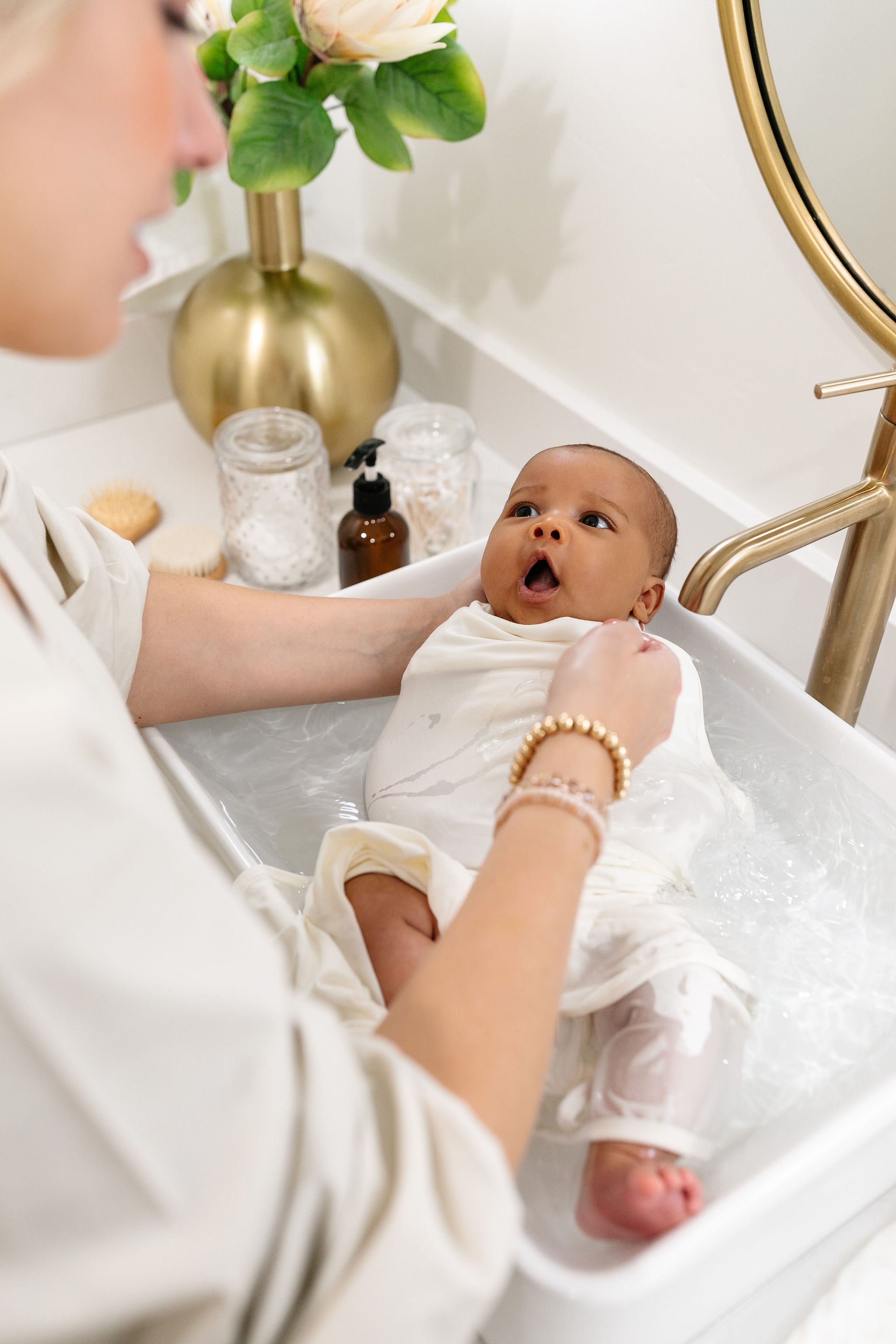 Bath - Swaddle Blanket - Finley