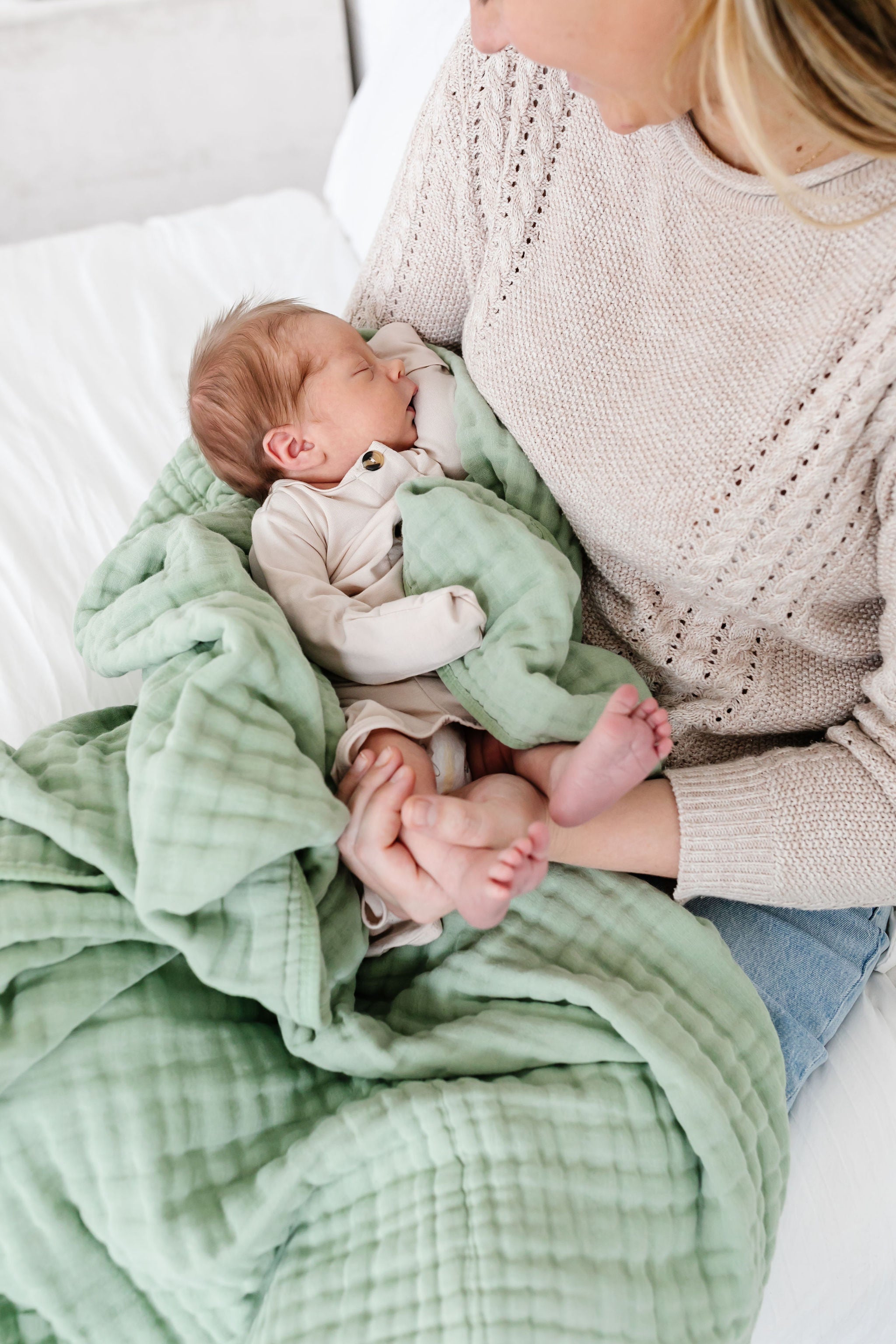 Cloud Muslin™ Quilt - Sage