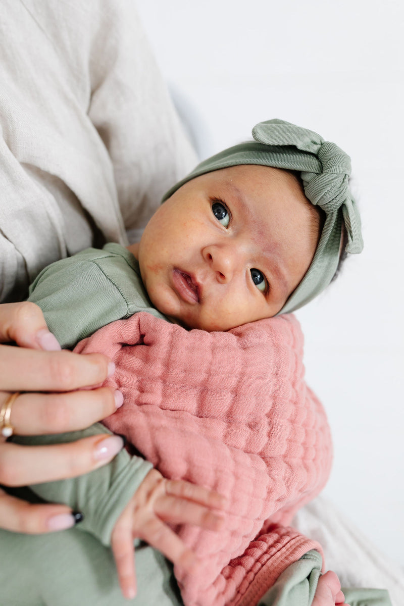 Cloud Muslin™ Burp Cloth 2 Pack - Blush + Rose