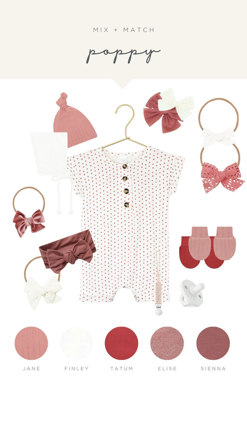 Poppy Pixie Bonnet
