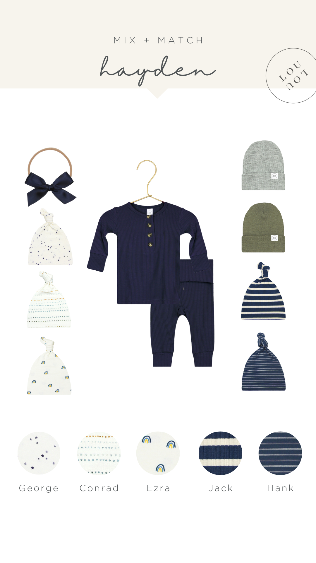 Hayden Ribbed Top Knot Hat