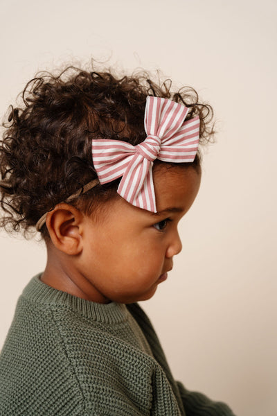 Classic Bow - Vintage Rose
