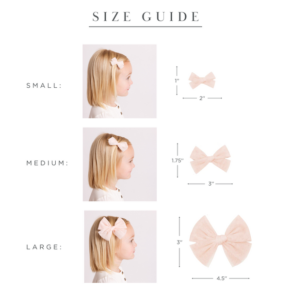 Tulle Bow - Ivory Dot Clip