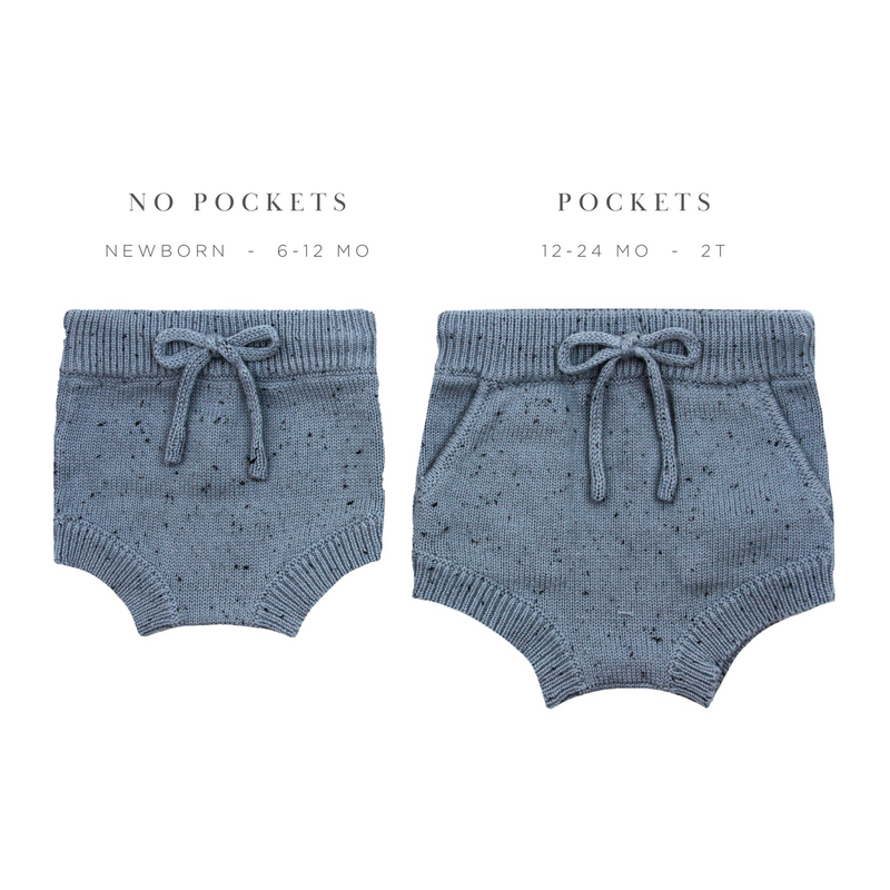 Knit Bummie - Cadet Speckle