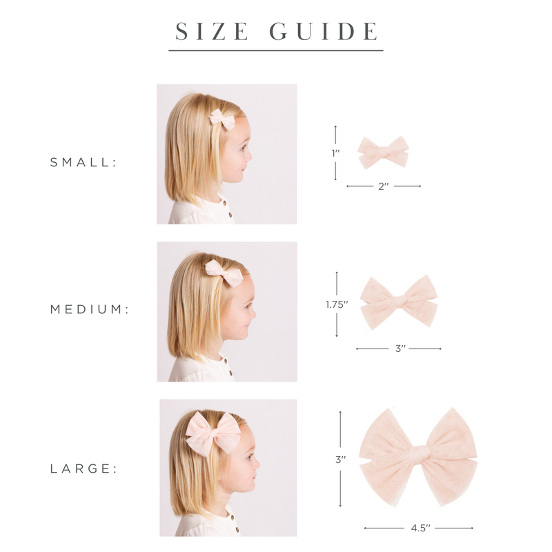 Tulle Bow - Lemon Clip