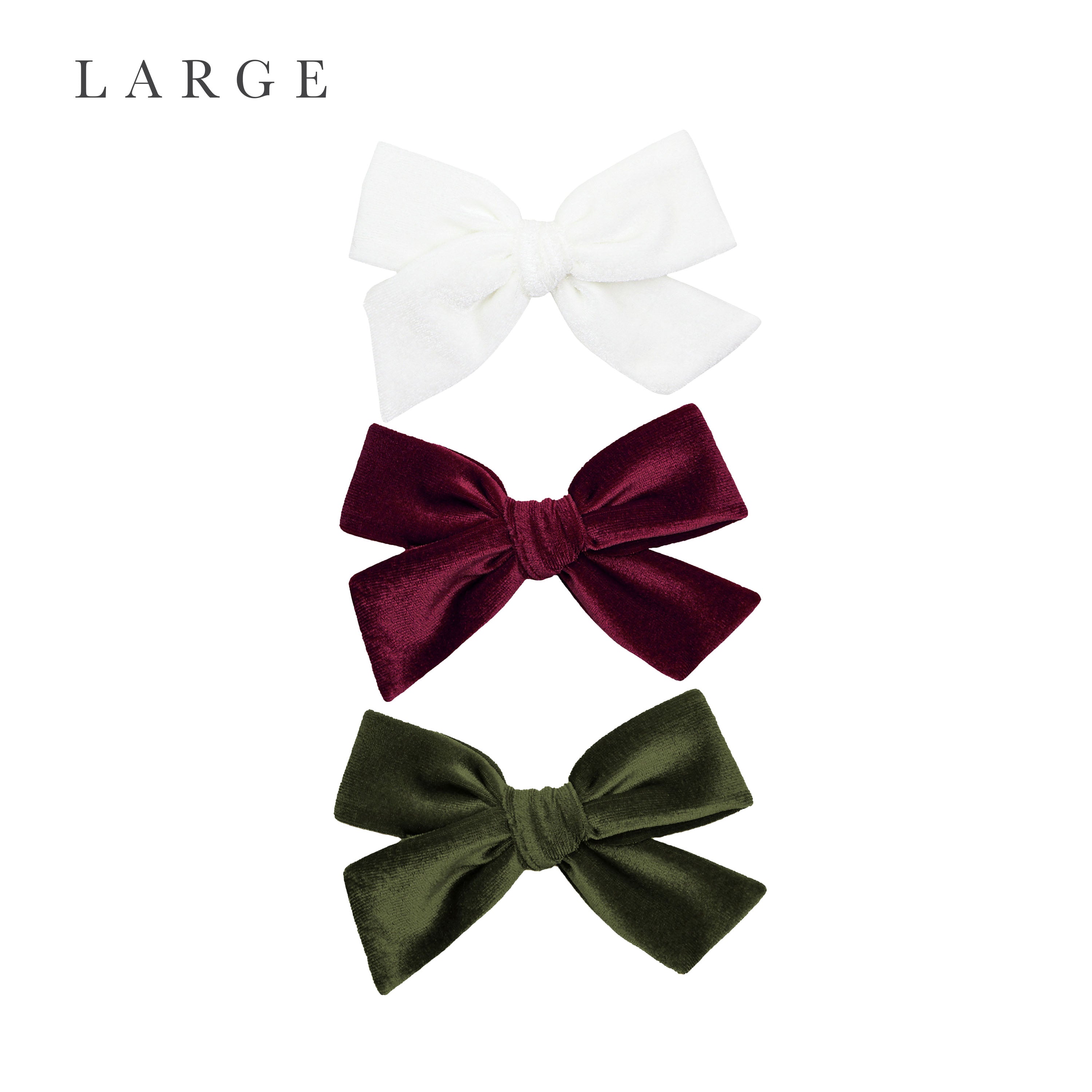 Velvet Bow 3 Pack: Wine Clips