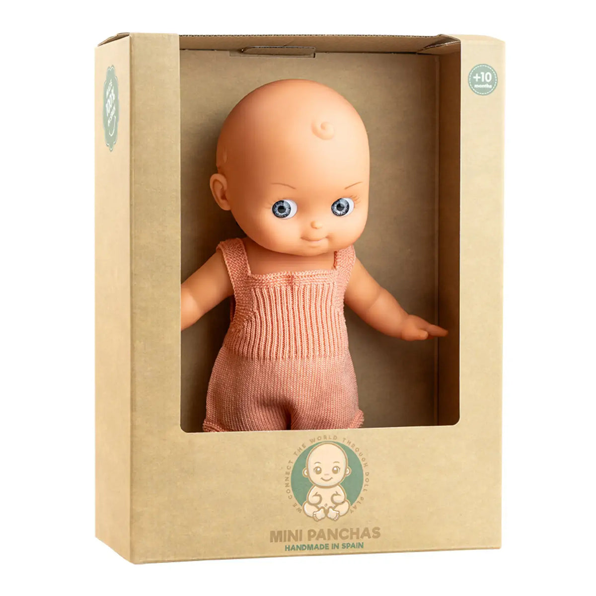 Mini Pancha Doll - Coral Romper - Paola Reina