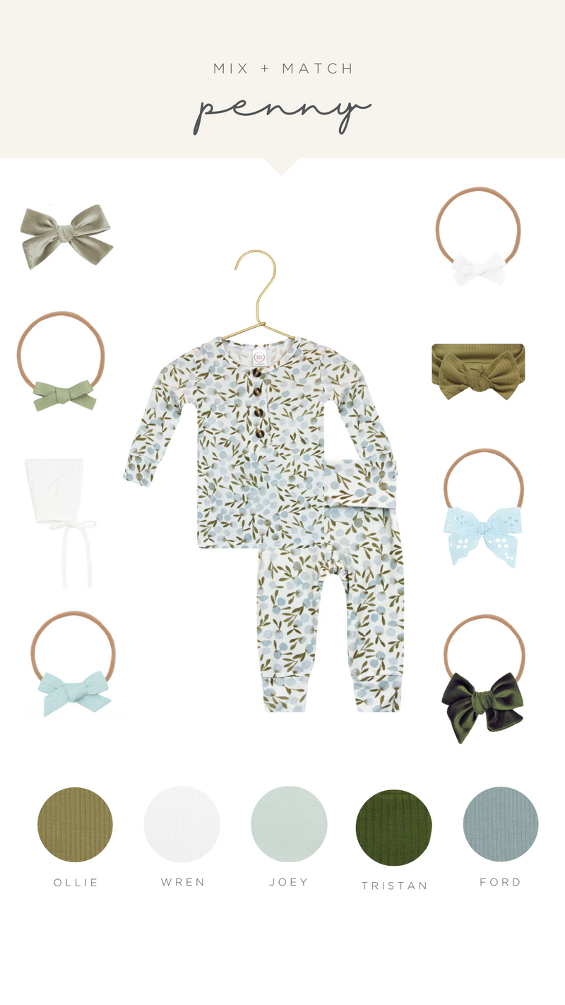 Penny Newborn Headband Bundle (Gown)